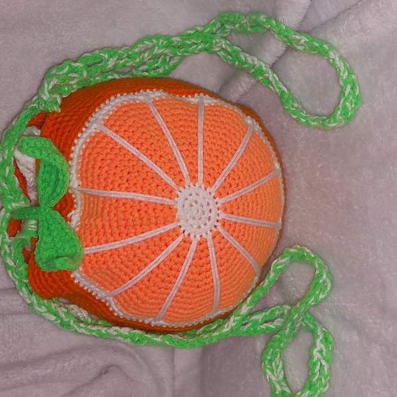Handmade XL Reverseable Citrus Shopping Bag - Picture 1 of 6